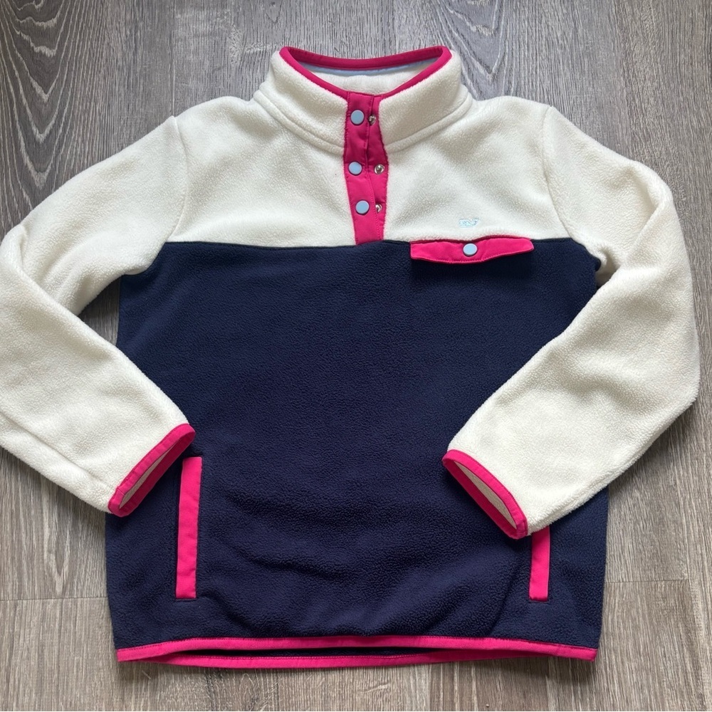 Vineyard Vines Girls Fleece sweatshirt size M (10/12)